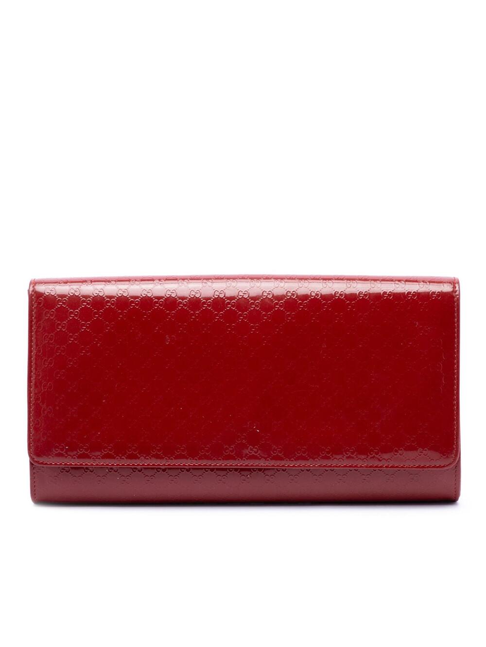 Gucci Microssima Patent Broadway Clutch #362282G50B